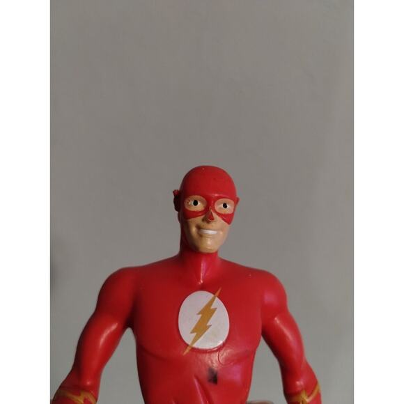 DC COMICS FLASH 5” ACTION FIGURE RUBBER TOY - Bendable - Picture 6 of 7
